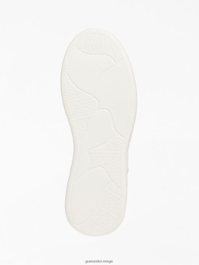 Guess hvit vibo sneaker i blandet skinn hvit kvinner F0LJ805528