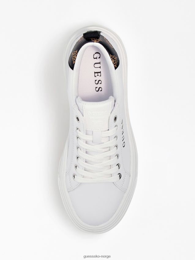 Guess hvite multi eladie joggesko med gummisåle hvit multi kvinner F0LJ805471