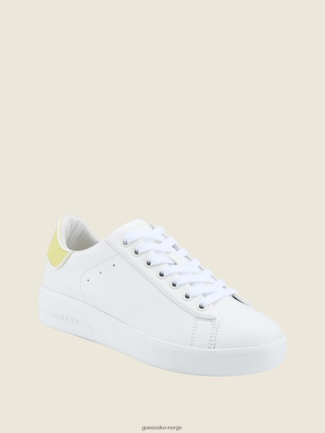 Guess ivory rockies pop-hæl joggesko elfenbein kvinner F0LJ809945