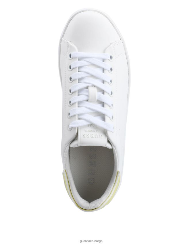 Guess ivory rockies pop-hæl joggesko elfenbein kvinner F0LJ809945