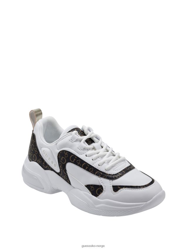 Guess latch bubble joggesko md brn bak md brn bak kvinner F0LJ807488