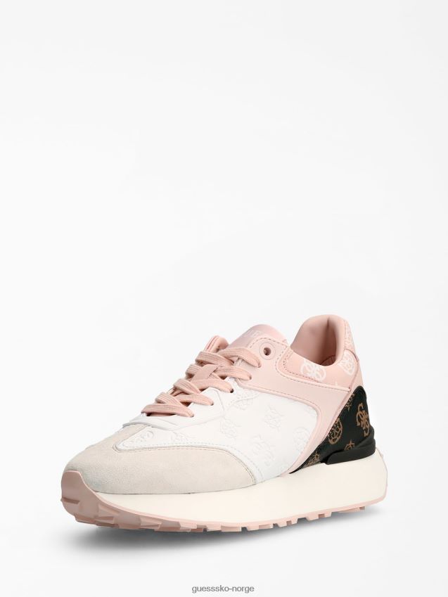 Guess luchia 4g peony logo joggesko multi rosa multi rosa kvinner F0LJ803033