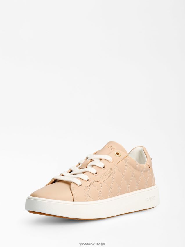 Guess melanie vattert sneaker lys rosa lyserosa kvinner F0LJ805493