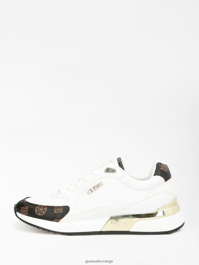 Guess moxea 4g peony logo joggesko hvit multi hvit multi kvinner F0LJ805634