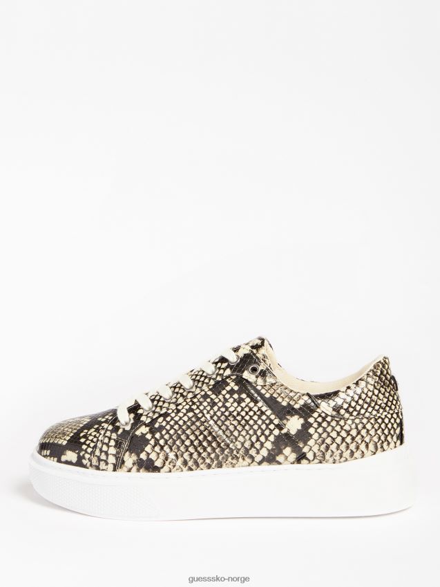 Guess multifarget mønster python-print hilan joggesko flerfarget mønster kvinner F0LJ803581