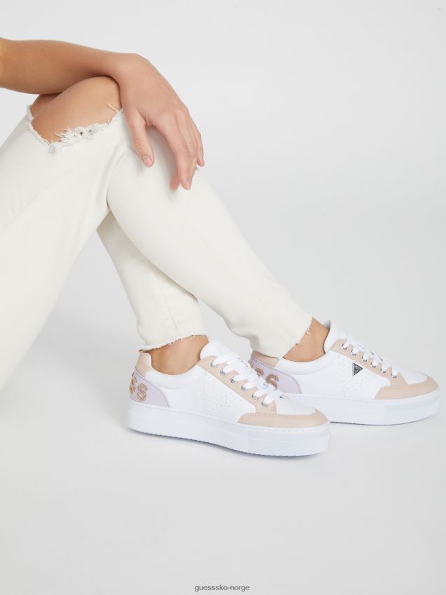 Guess panna pipere plattformsko med lav topp panna kvinner F0LJ807489