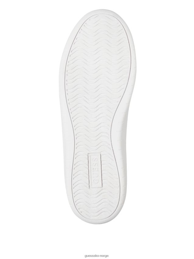 Guess prik lavtopp sneakers medium rød middels rød kvinner F0LJ807476