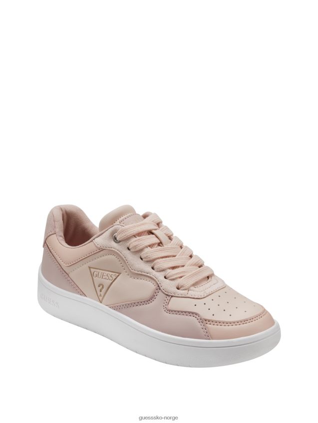Guess prik low-top joggesko lys naturlig lys naturlig kvinner F0LJ807445