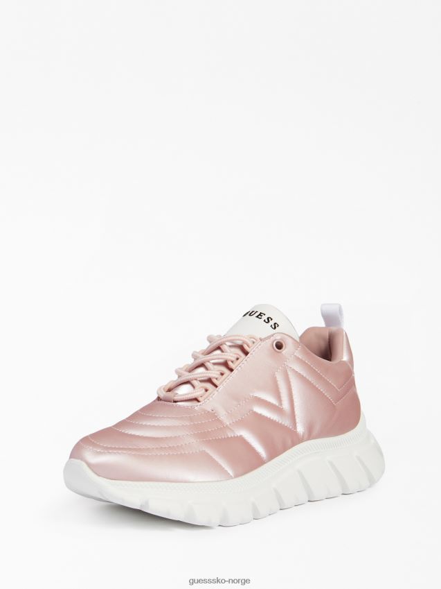 Guess rosa folierte chiarra løpesko rosa kvinner F0LJ803034