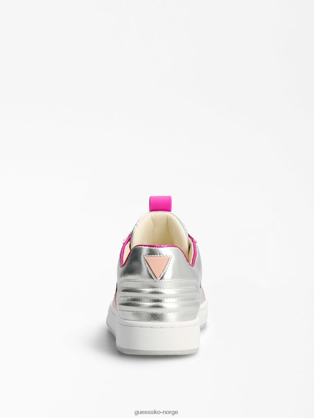 Guess sølv bianqa foliert sneaker sølv kvinner F0LJ802955