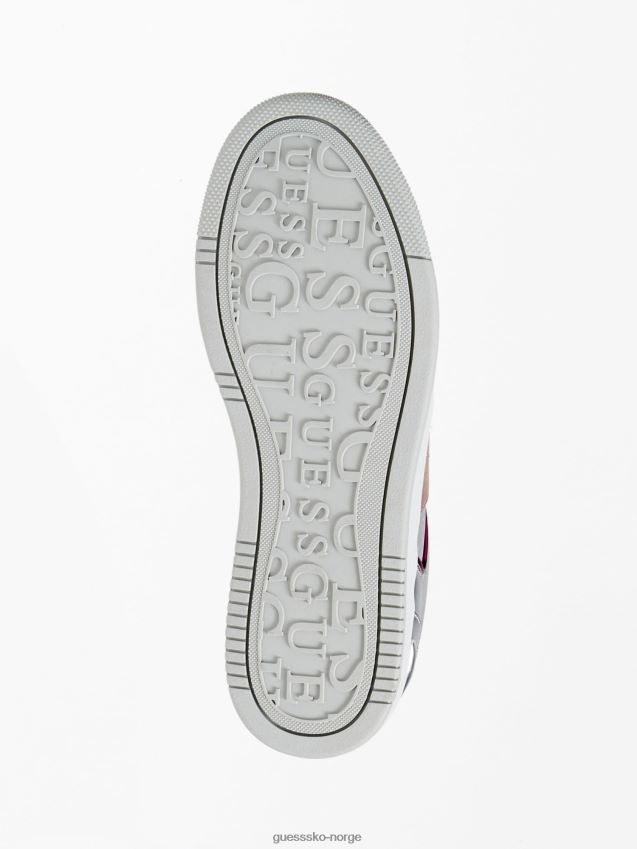 Guess sølv bianqa foliert sneaker sølv kvinner F0LJ802955