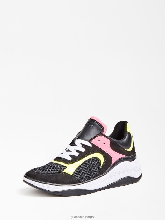 Guess sausaktig løpesko svart svart kvinner F0LJ805771