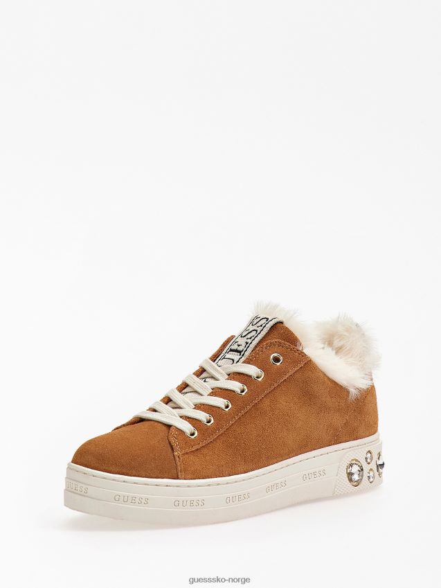 Guess semsket naglesko beige beige kvinner F0LJ803652