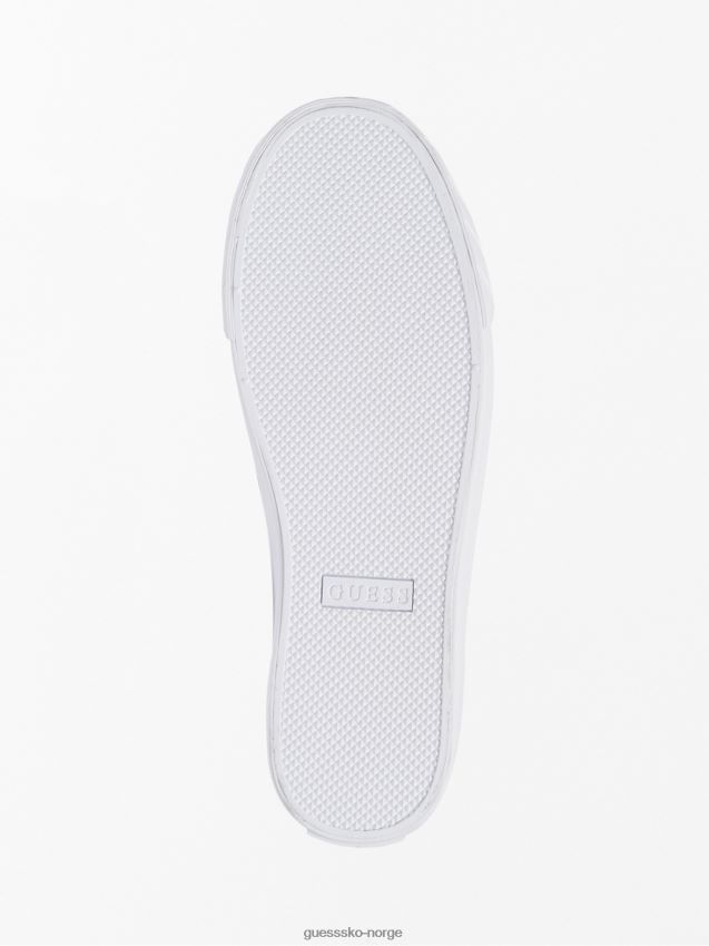 Guess sort kerrie sneaker i ekte skinn svart kvinner F0LJ805612