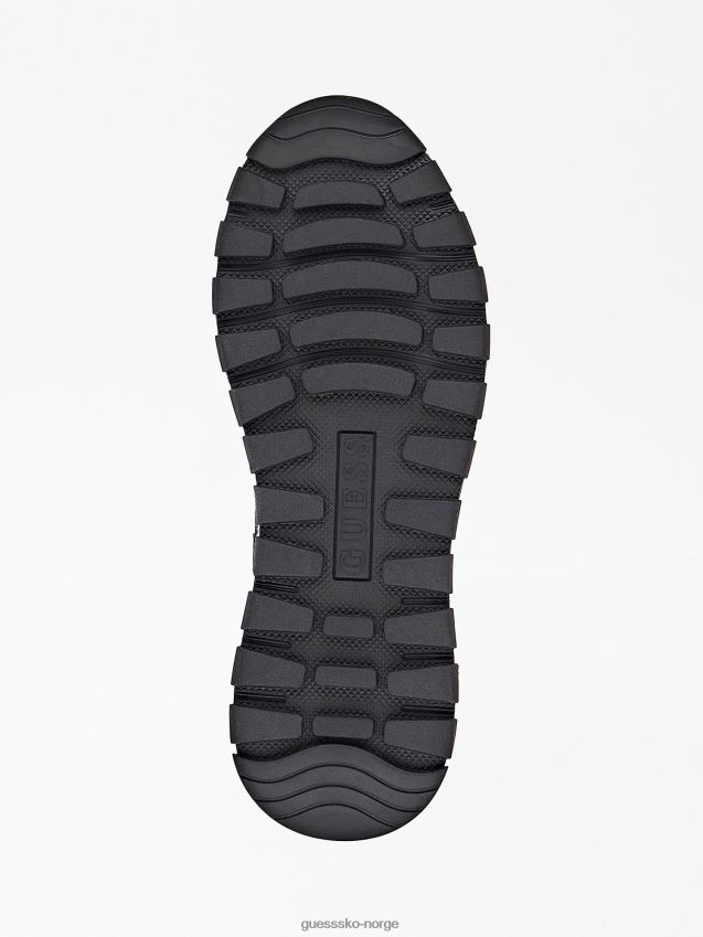 Guess strikkede zyla high-top sneakers svarte svart kvinner F0LJ803830