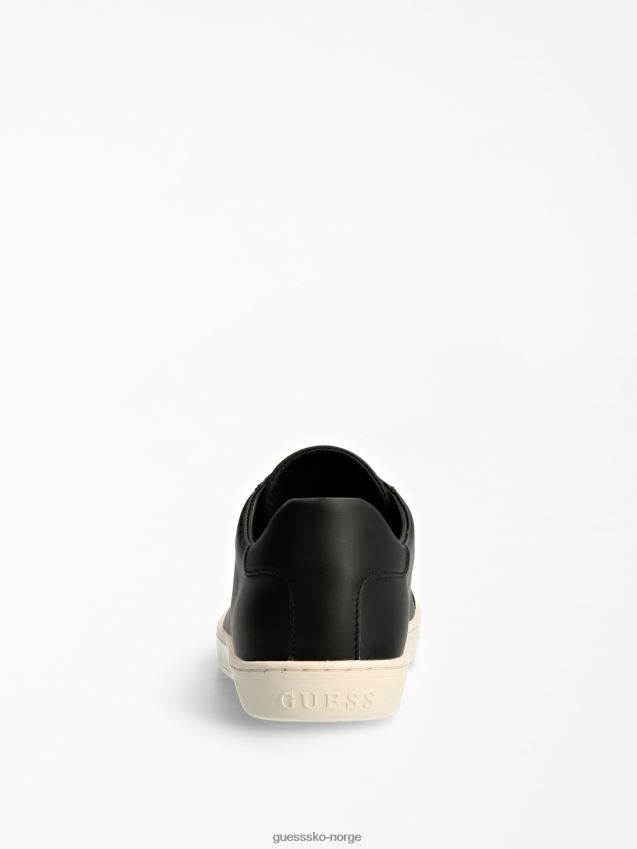 Guess svart rosalia joggesko i ekte skinn svart kvinner F0LJ803049