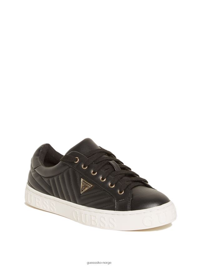 Guess svarte sandee low-top joggesko svart kvinner F0LJ807575
