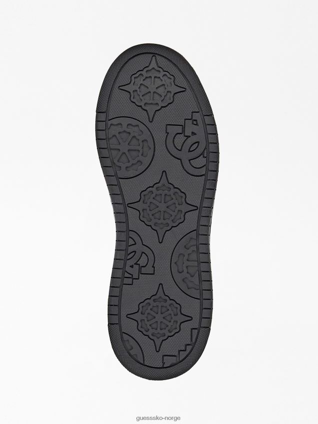 Guess tullia high-top sneakers med svart logo svart kvinner F0LJ803918