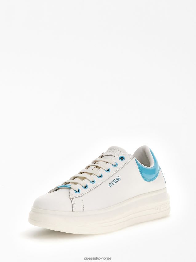 Guess vibo sneaker i skinnblanding lyseblå lyse blå kvinner F0LJ805584