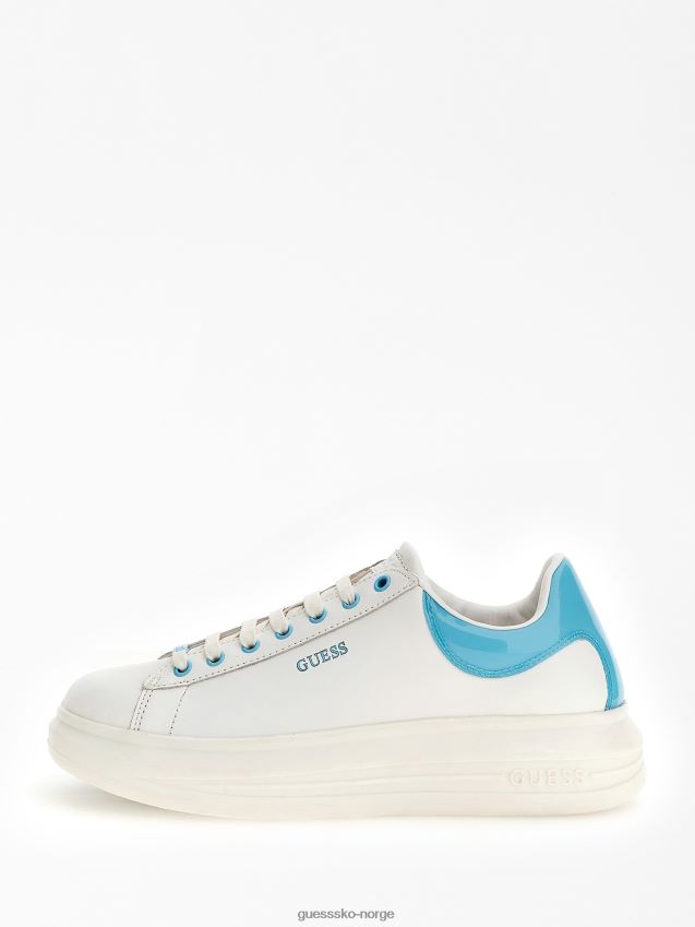 Guess vibo sneaker i skinnblanding lyseblå lyse blå kvinner F0LJ805584