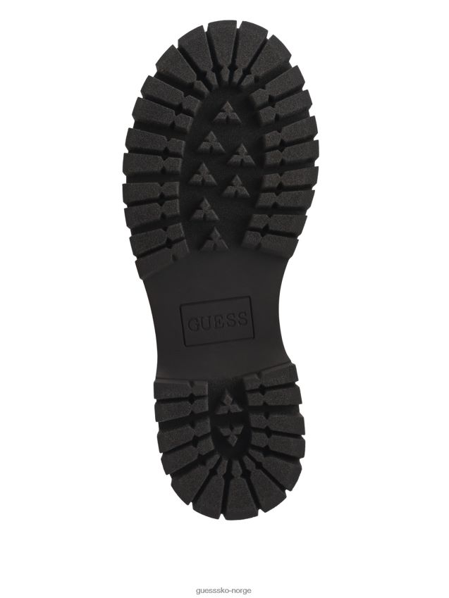 Guess endelig logo chunky plattform loafers lt brun Den er brun kvinner F0LJ807535