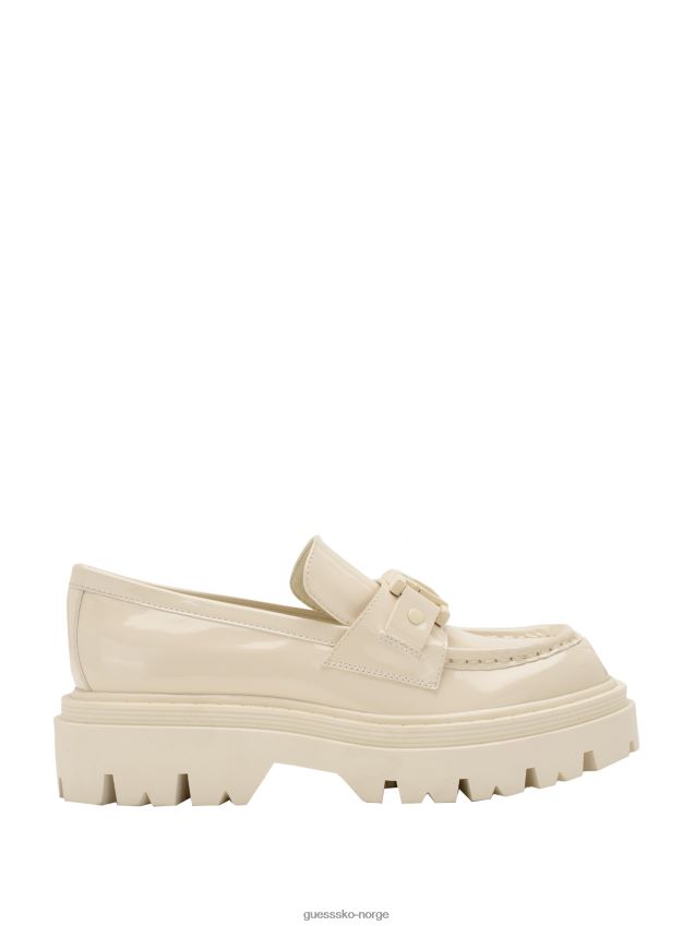 Guess ivory 150 keates lug-sole loafers elfenben 150 kvinner F0LJ809919