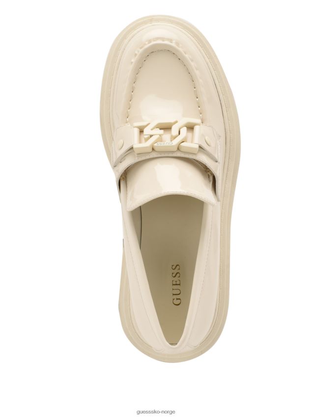 Guess ivory 150 keates lug-sole loafers elfenben 150 kvinner F0LJ809919
