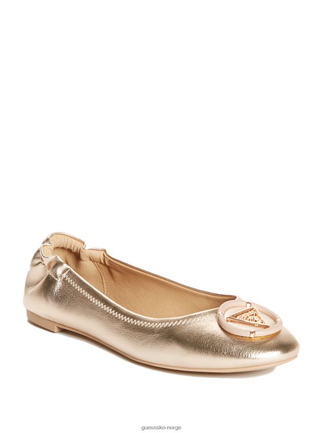 Guess senna logo ballett leiligheter rose rose kvinner F0LJ807517