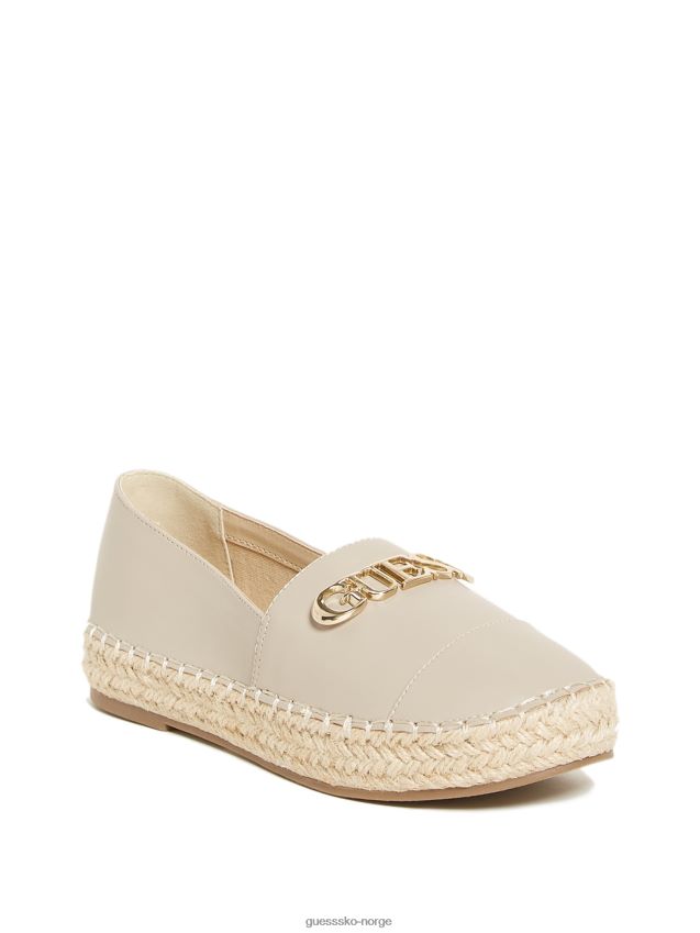 Guess tan laini logo espadriller tan kvinner F0LJ807483