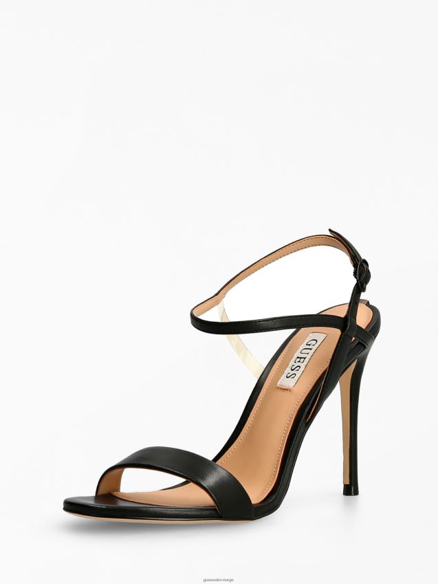 Guess kabelle skinnblanding sandal svart svart kvinner F0LJ803897