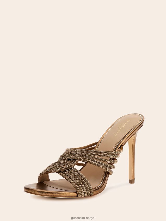 Guess marciano rhinestone sabot gull gull kvinner F0LJ805608