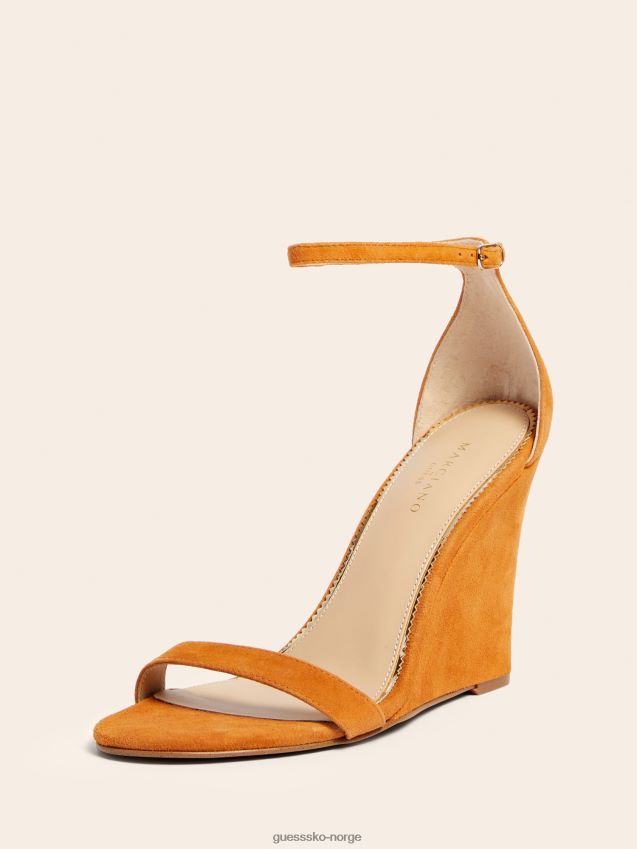 Guess marciano skinn kile sandal brun brun kvinner F0LJ805488