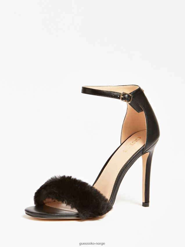 Guess semma fuskepels sandal svart svart kvinner F0LJ805628