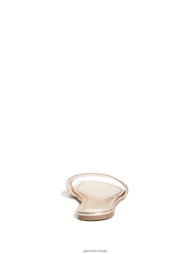 Guess bryor slidesandaler rosa multistoff rosa multistoff kvinner F0LJ807598