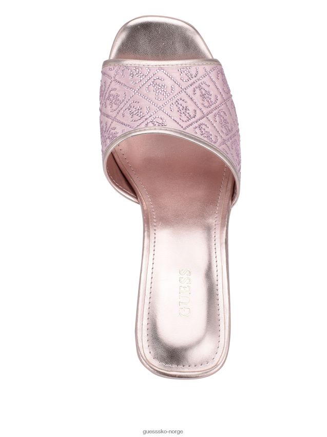 Guess catiae logo rhinestone kiler medium rosa middels rosa kvinner F0LJ8010001