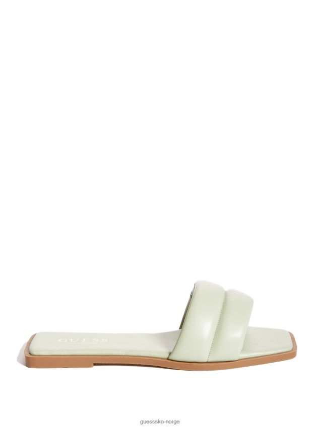 Guess corinne glidesandaler grønne grønn kvinner F0LJ807571