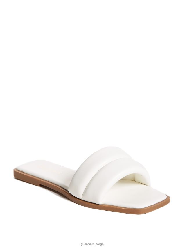 Guess corinne glidesandaler hvite hvit kvinner F0LJ807566