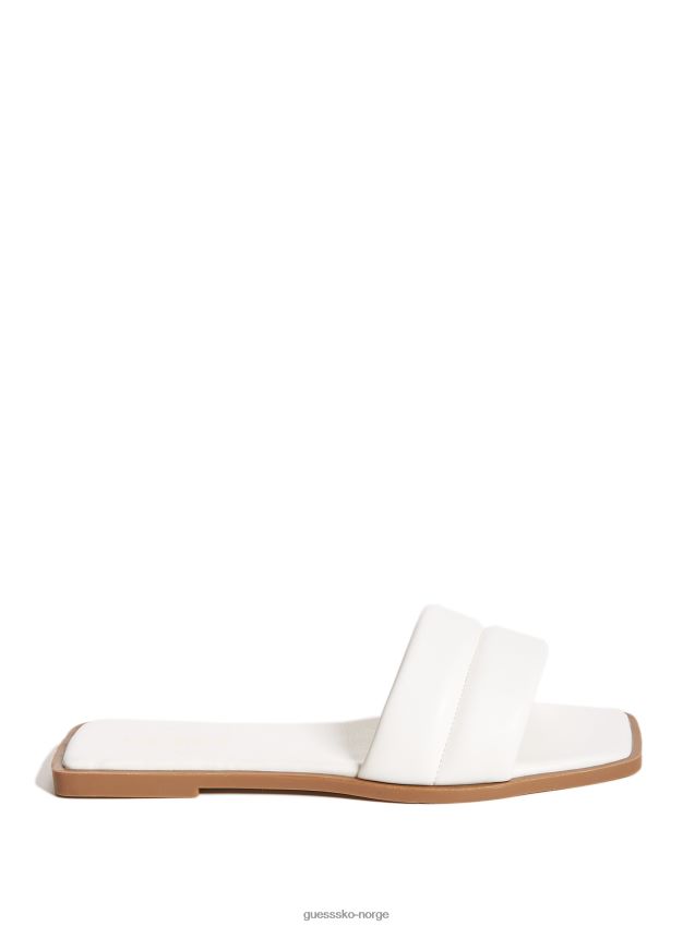 Guess corinne glidesandaler hvite hvit kvinner F0LJ807566