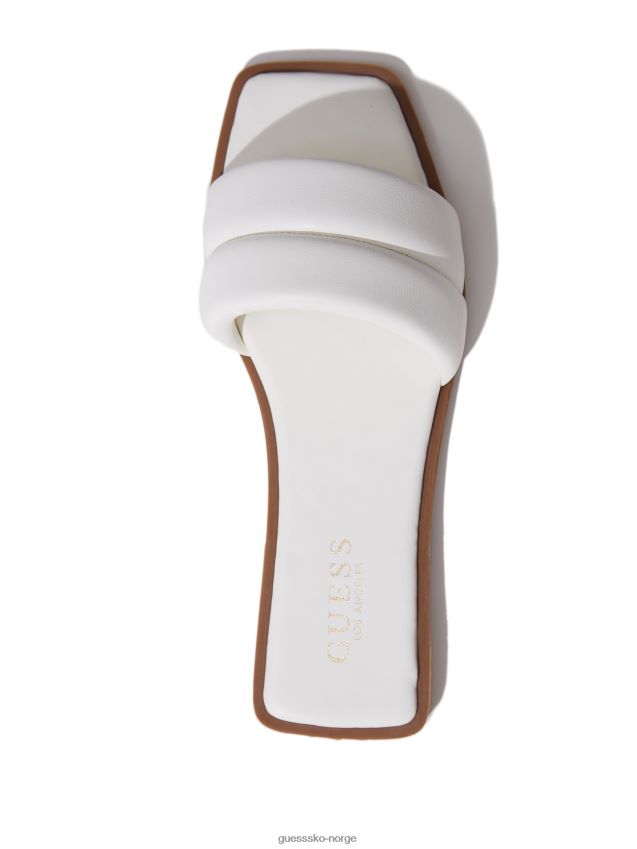 Guess corinne glidesandaler hvite hvit kvinner F0LJ807566