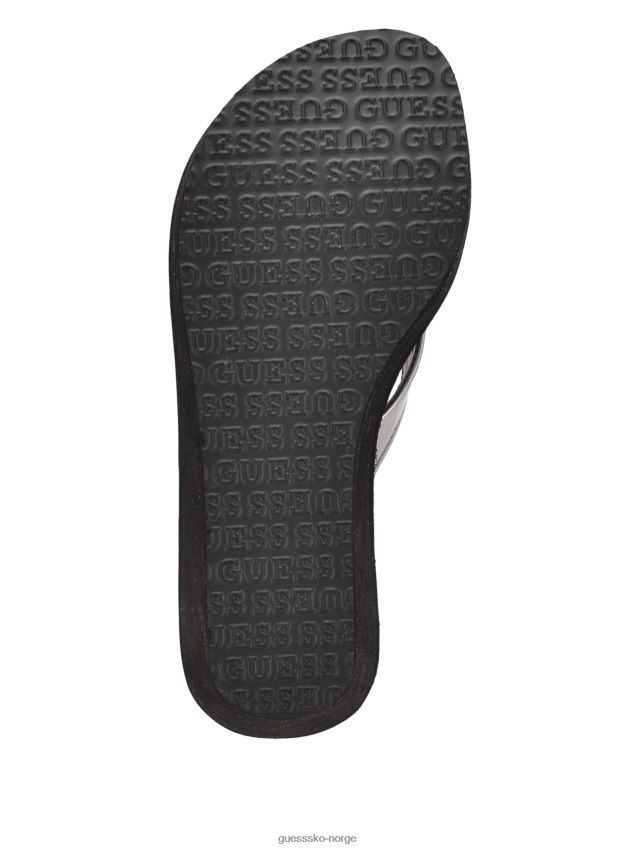Guess grå slange løse plattform flip flop grå slange kvinner F0LJ807539