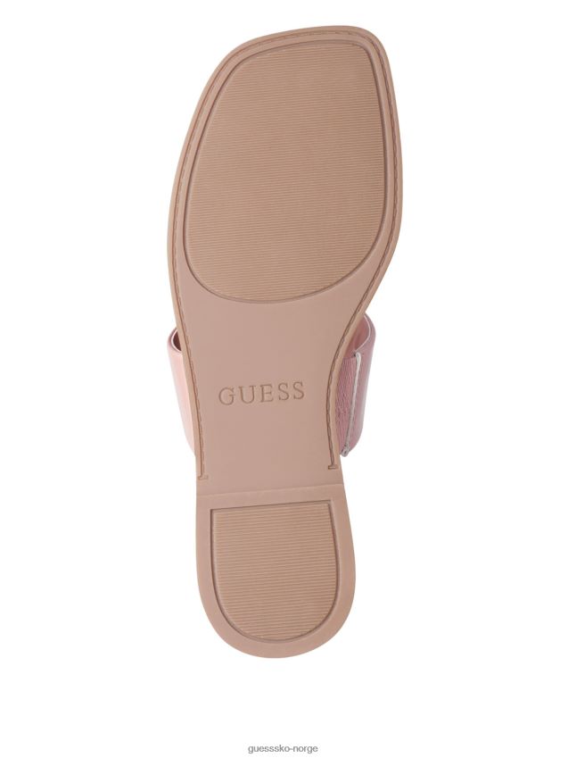 Guess lys rosa frosty bling t-rem sandaler lyserosa kvinner F0LJ807459