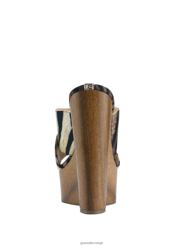 Guess medium brun teisha-trykt på kryss og tvers middels brun kvinner F0LJ809975