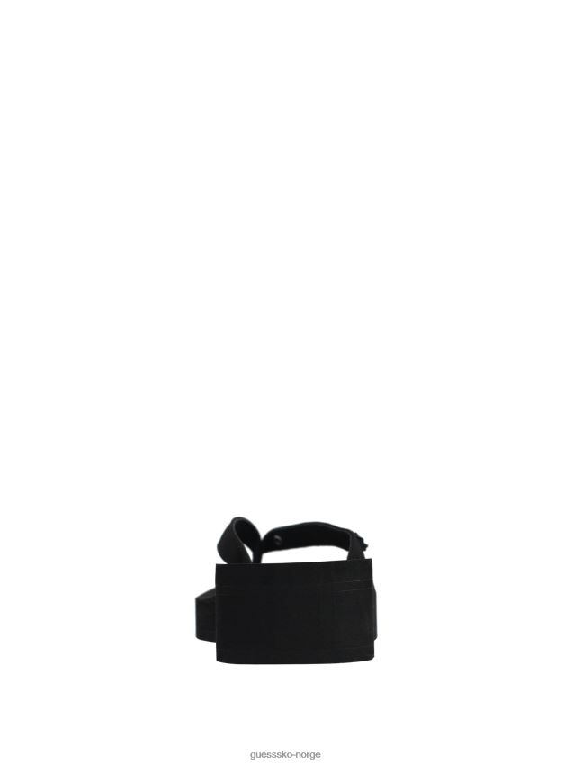 Guess mists plattform flip flop svart1 svart 1 kvinner F0LJ807589