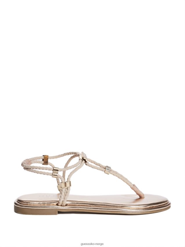 Guess mynter stretch t-rem sandaler rose rose kvinner F0LJ807514