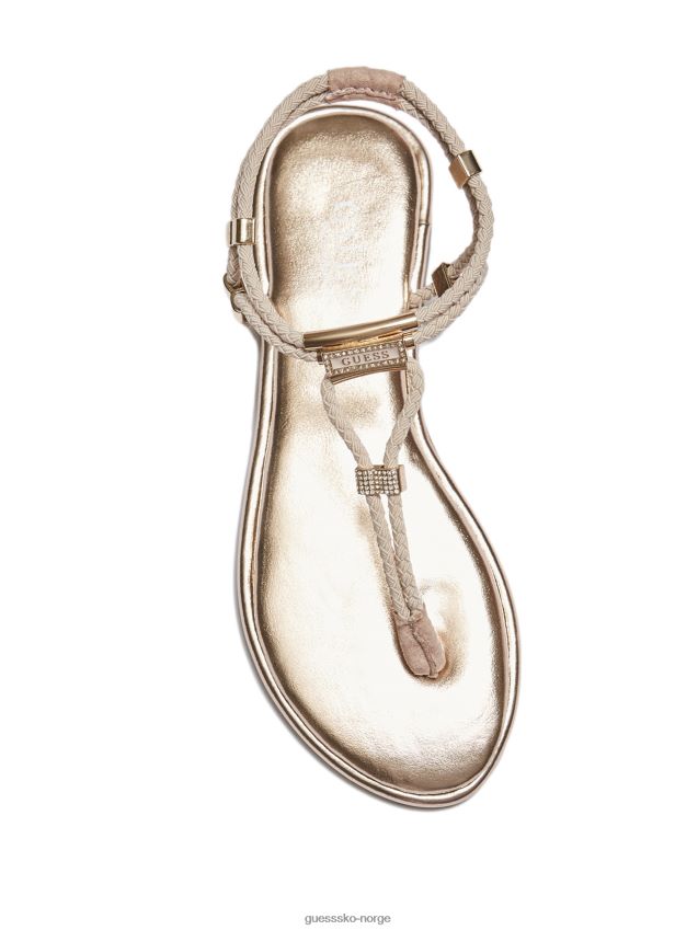 Guess mynter stretch t-rem sandaler rose rose kvinner F0LJ807514