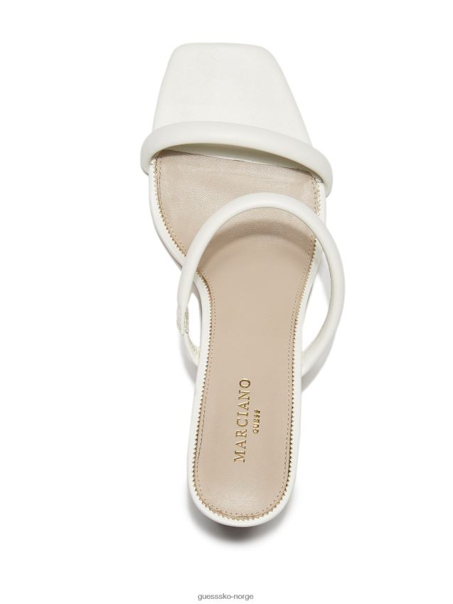 Guess perle skinn dobbel reim sandal elfenben elfenbein kvinner F0LJ8010031