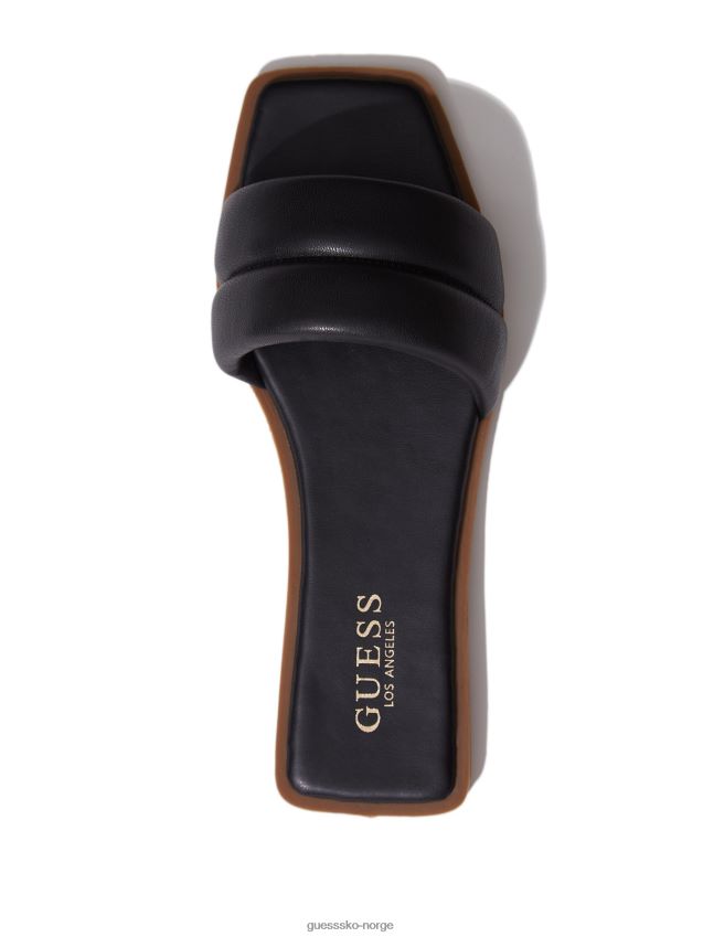 Guess sorte corinne glidesandaler svart kvinner F0LJ807593