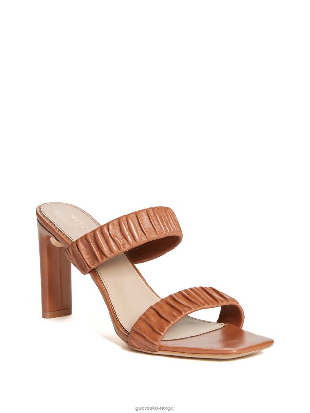Guess sukker mandel elena rynket sandal sukker mandel kvinner F0LJ8010020