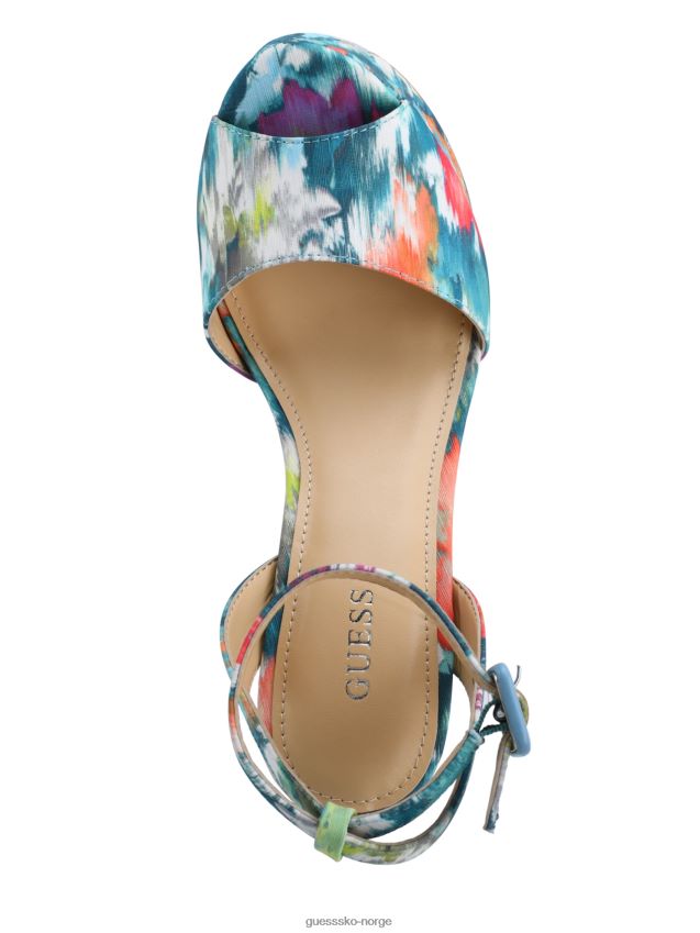 Guess taraji trykte kiler medium grønn 310 mellomgrønn 310 kvinner F0LJ809977