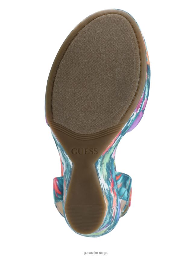 Guess taraji trykte kiler medium grønn 310 mellomgrønn 310 kvinner F0LJ809977